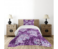Hydrangea Lilacs Field Bedspread Set