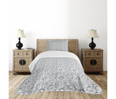 Outline Chamomiles Bedspread Set