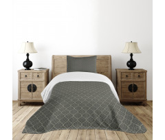 Funky Wavy Dotted Lines Bedspread Set