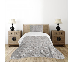 Floral Nostalgia Daffodils Bedspread Set