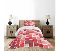 Tile Rectangle Square Bedspread Set