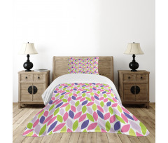 Botanic Leaf Pattern Bedspread Set