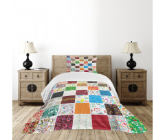 Patchwork Retro Style Bedspread Set