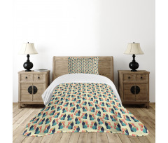 Toucan and Exotic Botany Bedspread Set