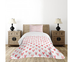 Retro Style Art Shapes Bedspread Set