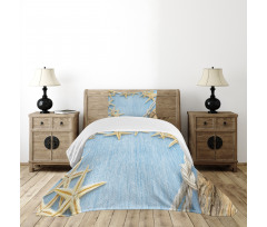 Maritime Beach Shell Bedspread Set