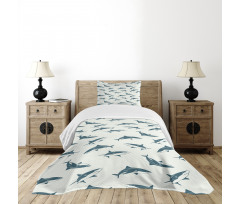 Dangerous Underwater Bedspread Set