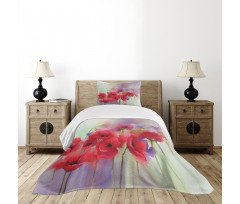 Spring Flowers Romantic Bedspread Set