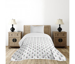 Sailboat Rhino Bedspread Set