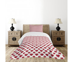 Classic Hearts Bedspread Set