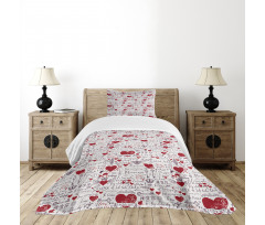 I Love You Lingo Bedspread Set