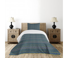 Zigzags Drops Spots Bedspread Set