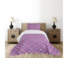 Oriental Feminine Flourishes Bedspread Set