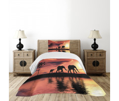 Safari Wild Animals Bedspread Set