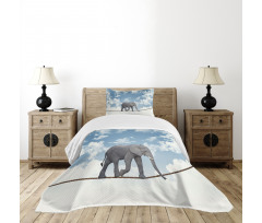 Classic Elephant Balance Bedspread Set