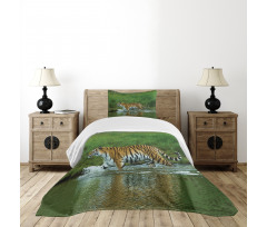 Siberian Tiger Panthera Bedspread Set