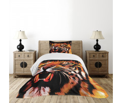 Hunter Forest King Tiger Bedspread Set