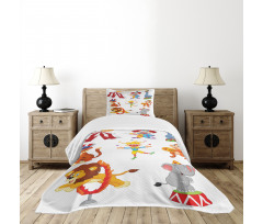 Circus Wild Animals Bedspread Set