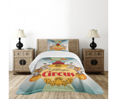 Vintage Circus Tent Bedspread Set