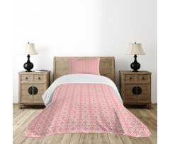 Monochrome Slavic Motifs Bedspread Set