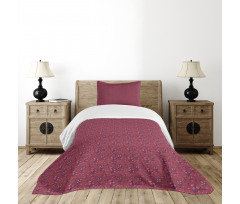 Flowers Branches Spring Bedspread Set