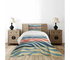 Country Zebra on Wood Bedspread Set