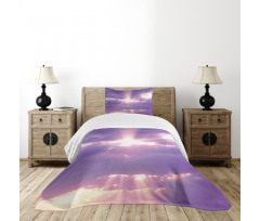 Romantic Cloudy Sky Bedspread Set