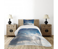 Clouds Sunny Day Sky Bedspread Set