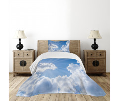 Clouds Scenery Bedspread Set