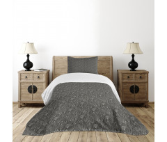 Modern Streaks and Beams Bedspread Set