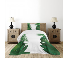 Tropical Exotic Palms Bedspread Set