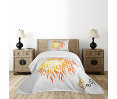 Leo Horoscope Sign Bedspread Set