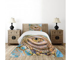 Tropic Reptiles Iguana Bedspread Set