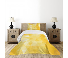 Geometric Triangle Bedspread Set