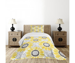 Sun Flower Nature Art Bedspread Set