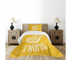 Exotic Pineapple Summer Bedspread Set