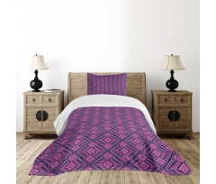 Bohemian Vibrant Composition Bedspread Set