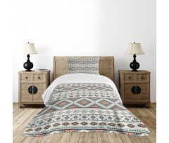 Retro Style Native Ornaments Bedspread Set