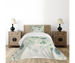 Floral Vintage Patterns Bedspread Set