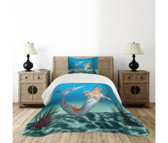Fairytale Tropic Ocean Bedspread Set