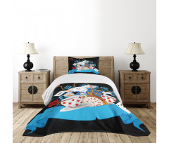 Wonderland Tale Bedspread Set