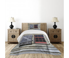 Village Cottage Shutter Bedspread Set