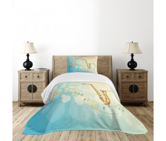 Musical Notes Vibes Bedspread Set