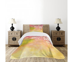 Sakura Floral Beauty Bedspread Set