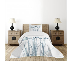 Tulips with Solar Effect Bedspread Set