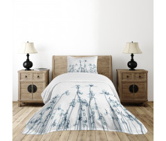 Orchids Floral Photo Bedspread Set