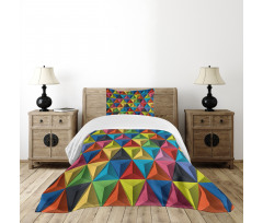 Pyramid Forms Modern Bedspread Set