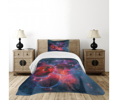 Milky Way Star Cluster Bedspread Set