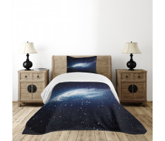 Milky Way Galaxy Space Bedspread Set