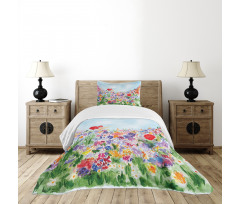 Summer Blooms Bedspread Set